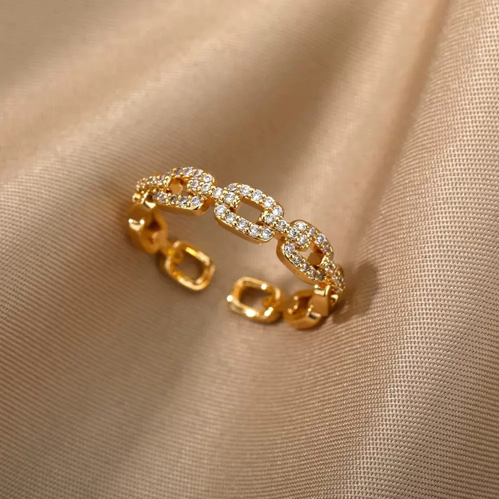 Bague Chaîne Royale
