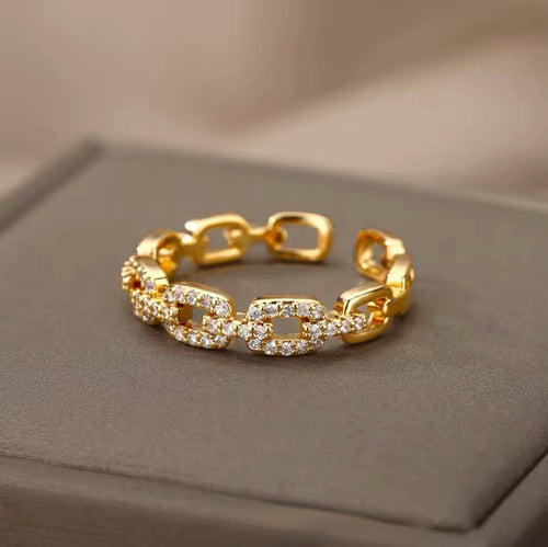 Bague Chaîne Royale
