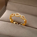 Bague Chaîne Royale